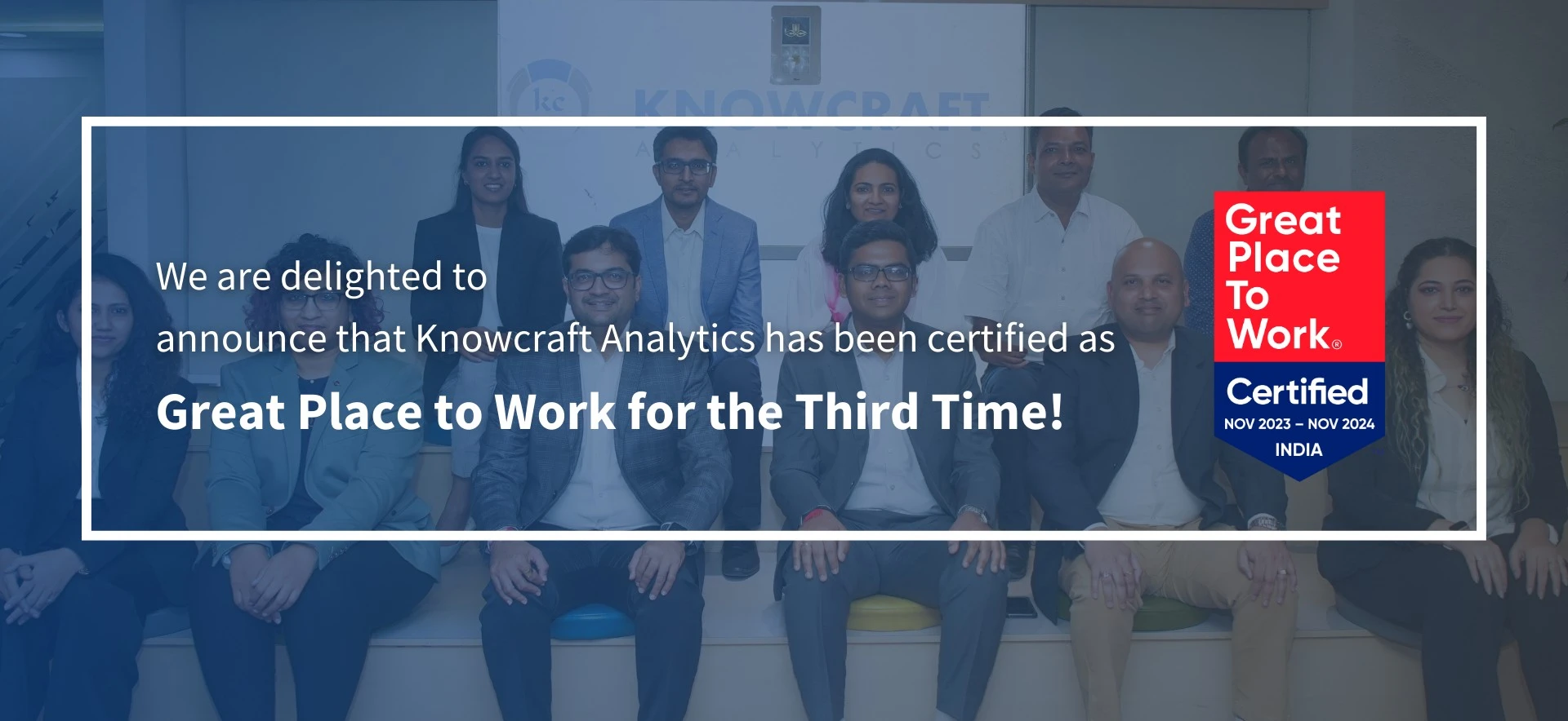 Knowcraft Analytics: A hub of innovation and collaboration, fostering professional growth in an inclusive workplace